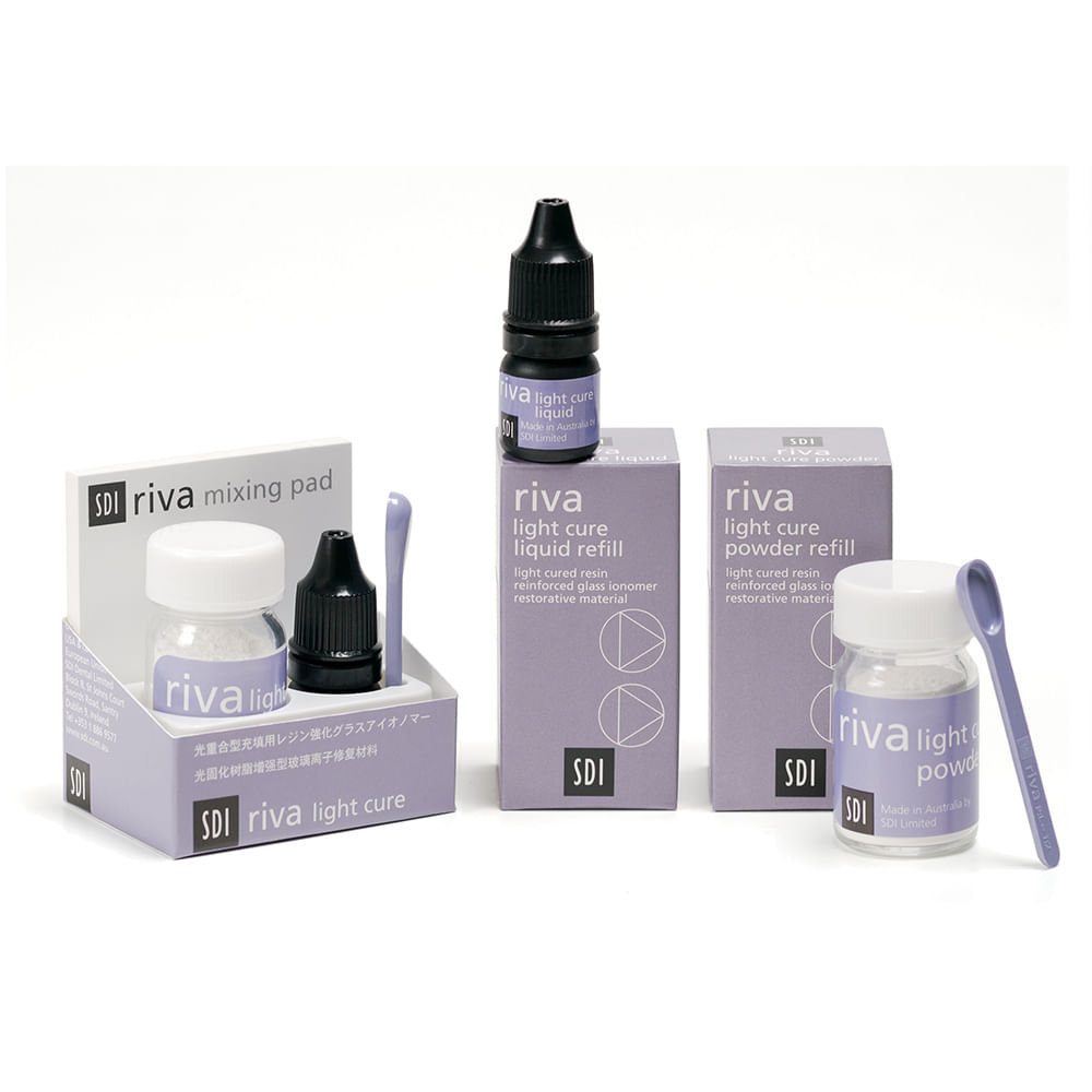 Riva light cured gic
