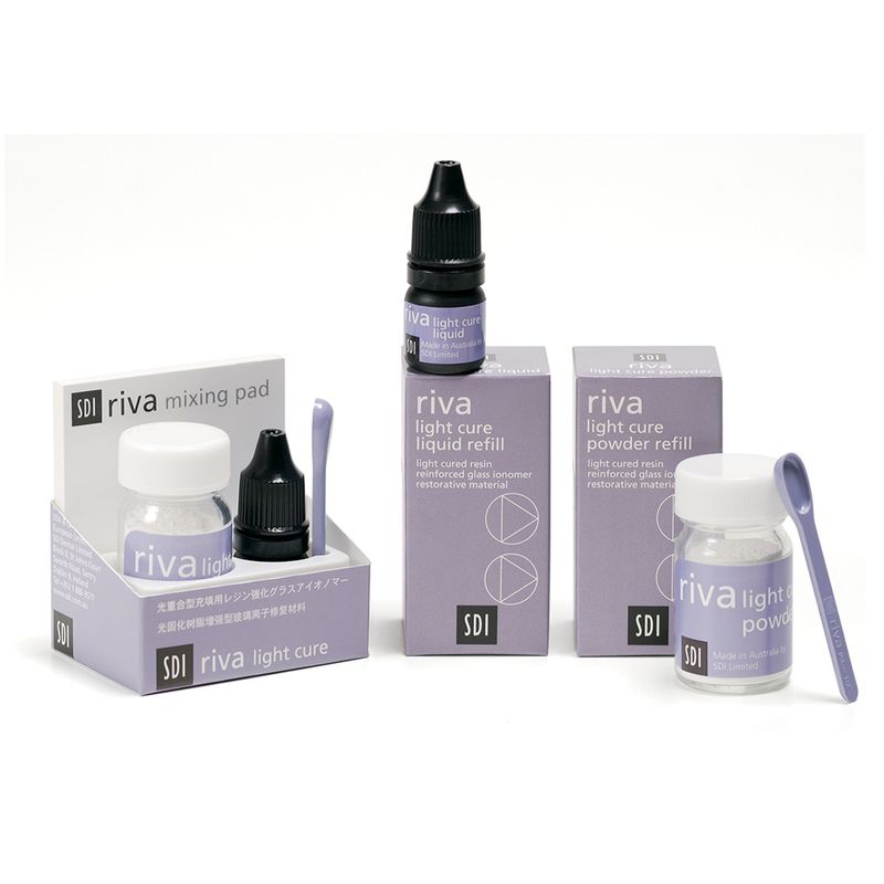 Riva Light Cure Kit Pó/Líquido SDI DentalMaster