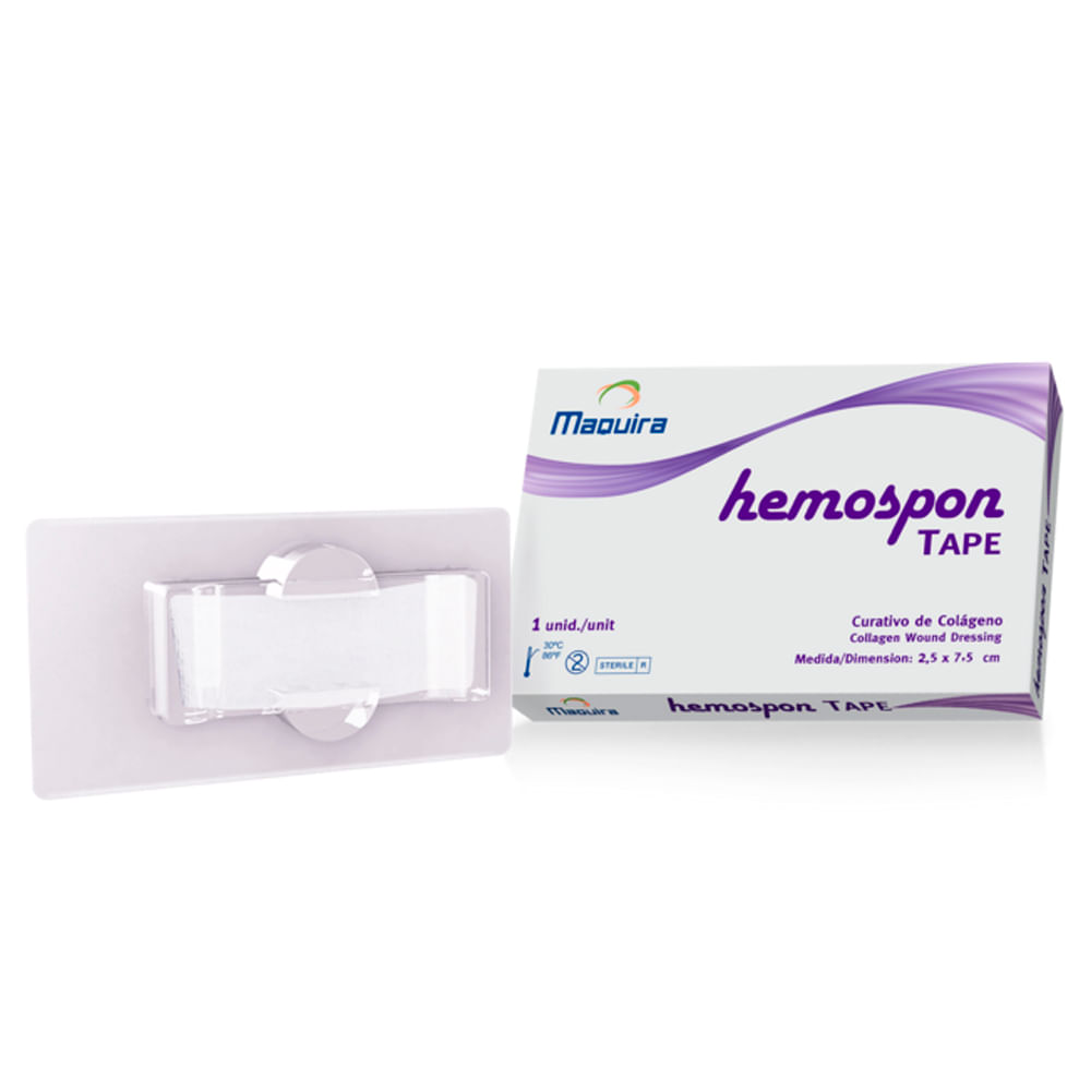 Esponja Hemostática Hemospon Tape Maquira DentalMaster