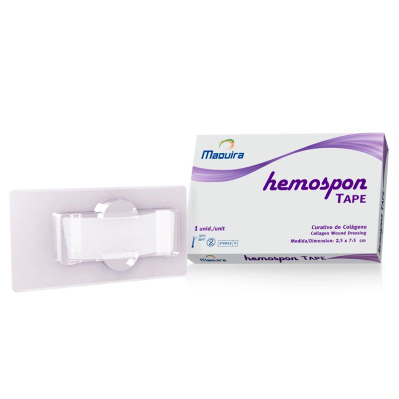 Esponja Hemostática Hemospon Tape Maquira DentalMaster