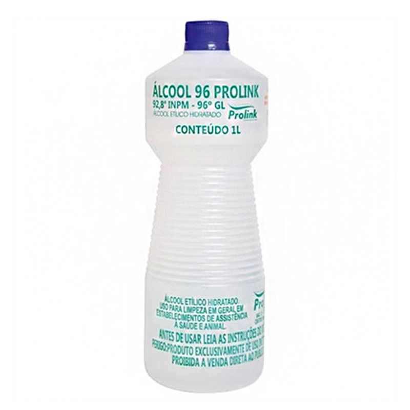 Álcool Etílico Hidratado 96% 1 litro - Dental Master